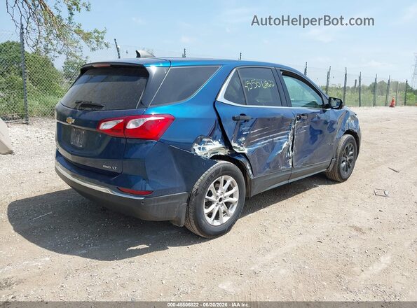 3GNAXUEV6LL265497 2020 CHEVROLET EQUINOX Blue Trasero derecho