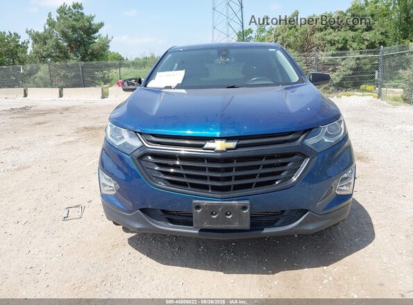 3GNAXUEV6LL265497 2020 CHEVROLET EQUINOX Blue Vista del cuadro de instrumentos