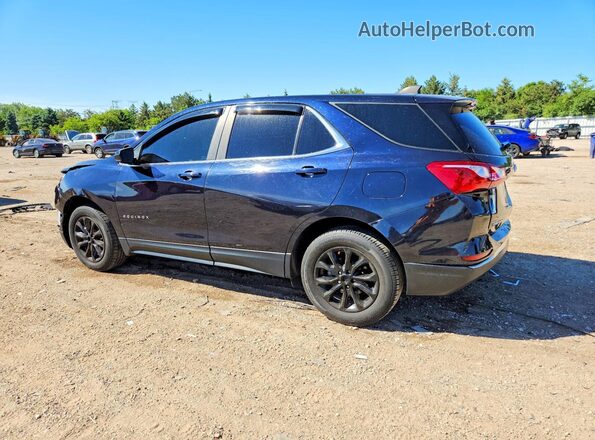 3GNAXUEV6MS134982 2021 CHEVROLET EQUINOX Blue Trasero izquierdo