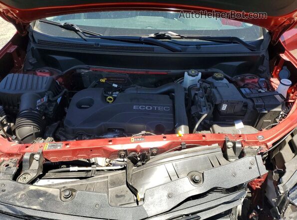3GNAXUEV6NL192523 2022 CHEVROLET EQUINOX Red ძრავის განყოფილების ხედი
