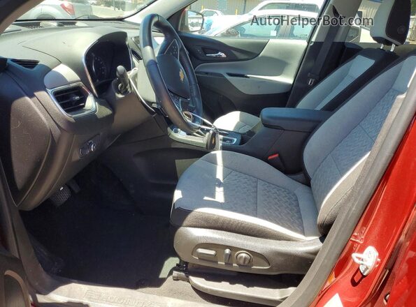 3GNAXUEV6NL192523 2022 CHEVROLET EQUINOX Red წინა სალონის ხედი