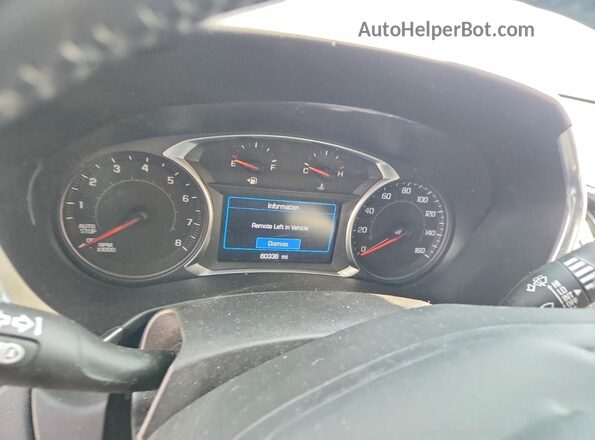 3GNAXUEV6NL219249 2022 CHEVROLET EQUINOX Silver ხელსაწყოთა პანელის ხედი