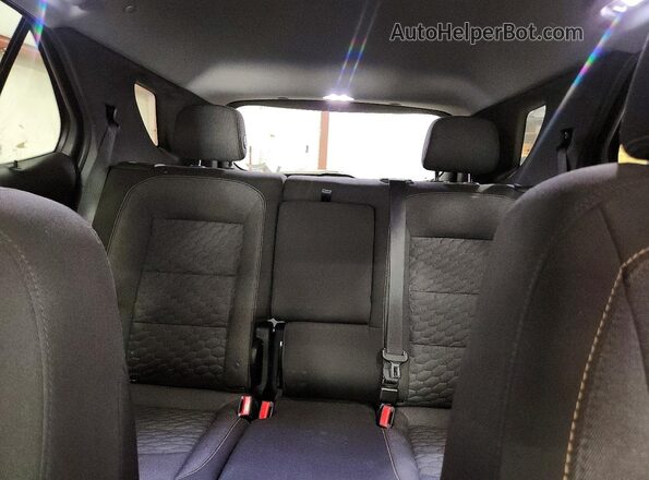 3GNAXUEV7LL322421 2020 CHEVROLET EQUINOX Black Rear seats view