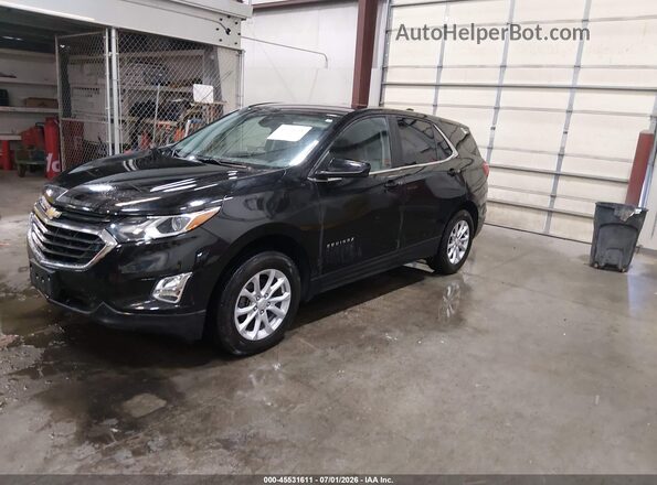 3GNAXUEV8ML348852 2021 CHEVROLET EQUINOX Black Առջևի ձախ երեք քառորդ տեսարան