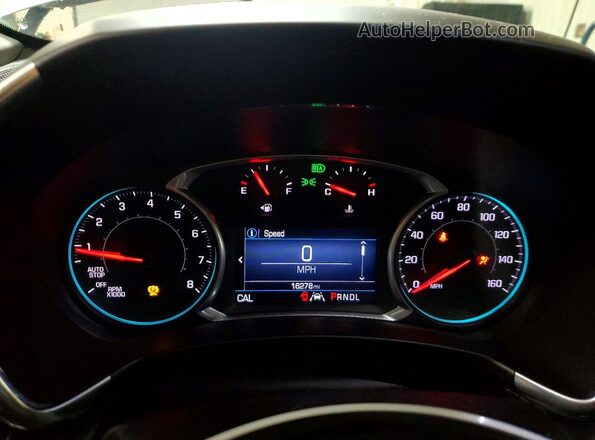 3GNAXUEV8MS101076 2021 CHEVROLET EQUINOX Silver Instrument cluster view