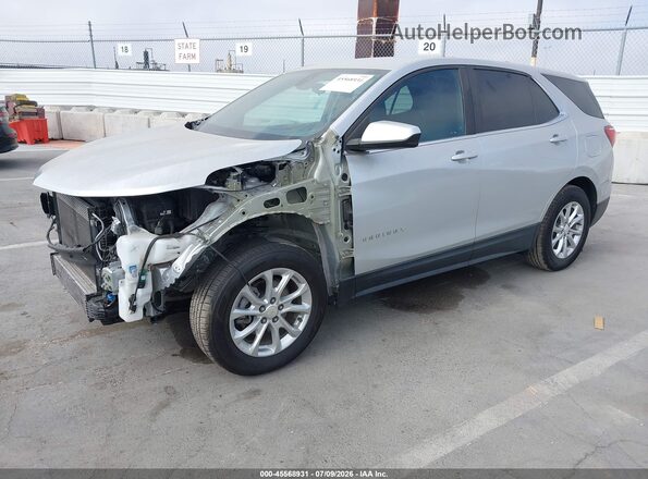3GNAXUEV8MS174612 2021 CHEVROLET EQUINOX Silver Передня ліва чверть