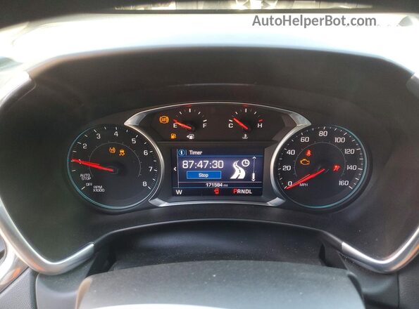 3GNAXUEV8MS179647 2021 CHEVROLET EQUINOX Silver Widok zestawu wskaźników