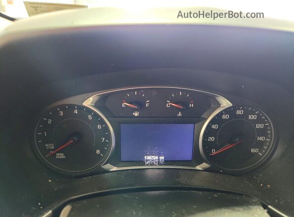 3GNAXUEV9KS511432 2019 CHEVROLET EQUINOX Blue Սարքավորումների վահանակի տեսք