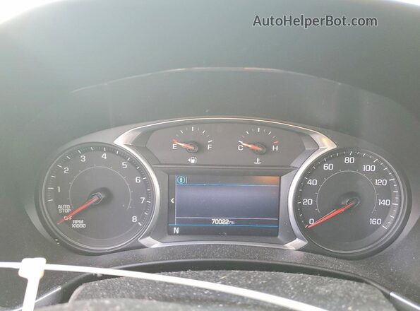 3GNAXUEV9LS707078 2020 CHEVROLET EQUINOX Синий Вид щитка приборов