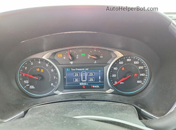 3GNAXUEV9ML387854 2021 CHEVROLET EQUINOX Gray Instrument cluster view
