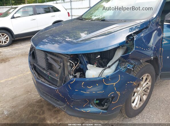 3GNAXUEV9ML399339 2021 CHEVROLET EQUINOX Blue Вид спереду