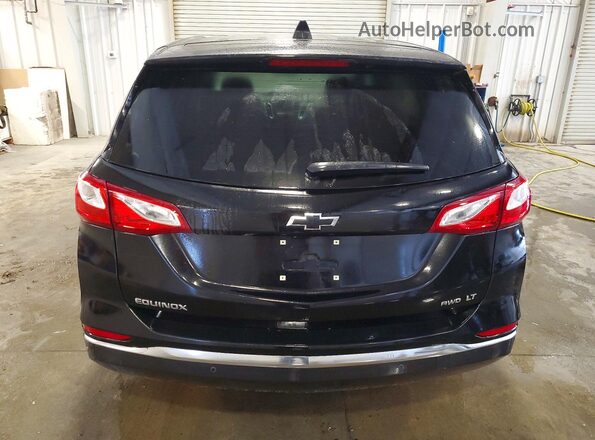 3GNAXUEVXLL190447 2020 CHEVROLET EQUINOX Black Вид ззаду