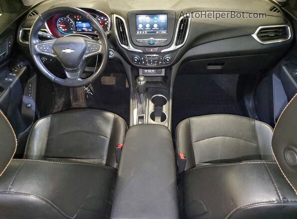 3GNAXUEVXLL190447 2020 CHEVROLET EQUINOX Black Вид панелі приладів