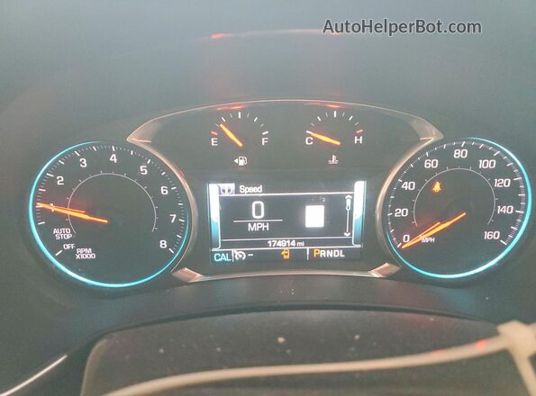 3GNAXVEV2JL112683 2018 CHEVROLET EQUINOX Желто-коричневый Вид щитка приборов