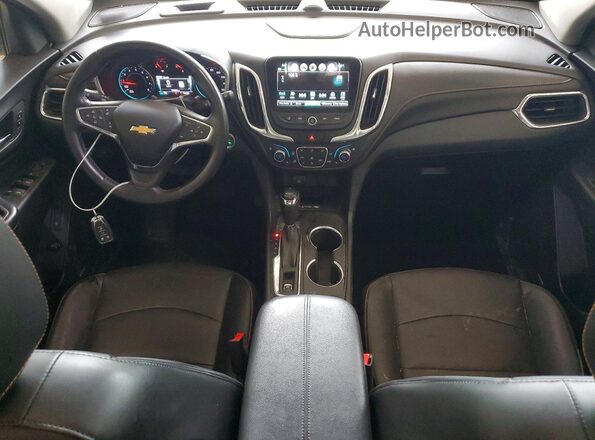 3GNAXVEV2JL112683 2018 CHEVROLET EQUINOX Желто-коричневый Вид панели приборов