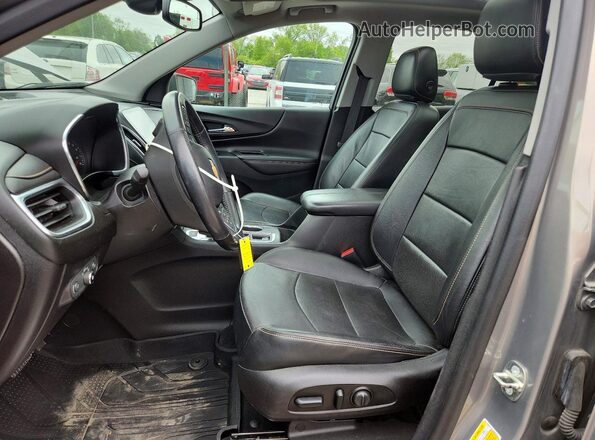3GNAXVEV5JS607918 2018 CHEVROLET EQUINOX Желто-коричневый Вид салона спереди