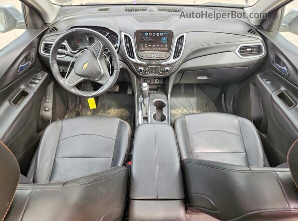 3GNAXVEV5JS607918 2018 CHEVROLET EQUINOX Желто-коричневый Вид панели приборов