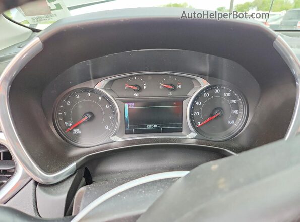3GNAXVEV5JS607918 2018 CHEVROLET EQUINOX Желто-коричневый Вид щитка приборов
