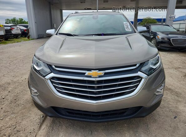 3GNAXVEV5JS607918 2018 CHEVROLET EQUINOX Желто-коричневый Вид спереди