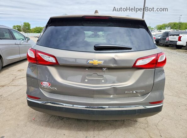 3GNAXVEV5JS607918 2018 CHEVROLET EQUINOX Желто-коричневый Вид сзади