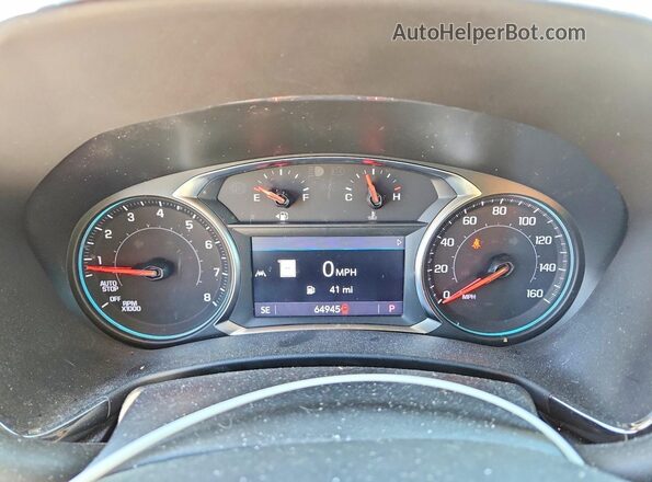 3GNAXWEG0PL151157 2023 CHEVROLET EQUINOX Red Instrument cluster view