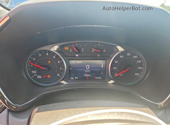 3GNAXWEG3PS116859 2023 CHEVROLET EQUINOX Blue ხელსაწყოთა პანელის ხედი