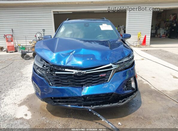 3GNAXWEG3PS152924 2023 CHEVROLET EQUINOX Синий Вид щитка приборов