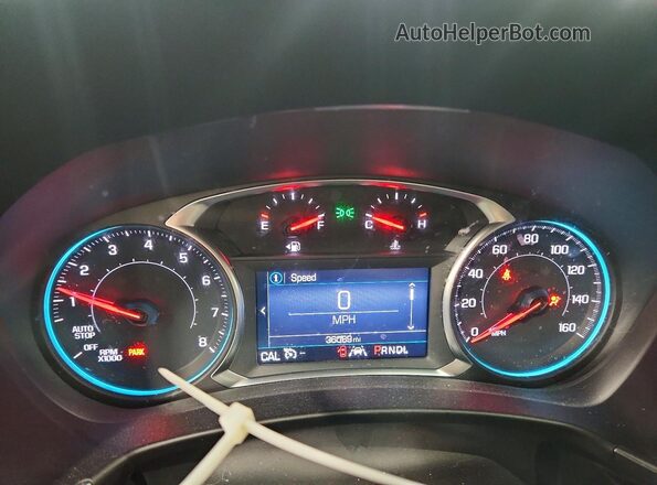3GNAXWEG3RS161027 2024 CHEVROLET EQUINOX White Widok zestawu wskaźników