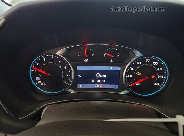 3GNAXWEG7RL339824 2024 CHEVROLET EQUINOX Silver Вид щитка приладів
