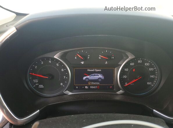 3GNAXXEV1LS711708 2020 CHEVROLET EQUINOX White ხელსაწყოთა პანელის ხედი