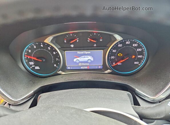 3GNAXXEV7LS734359 2020 CHEVROLET EQUINOX White Widok zestawu wskaźników