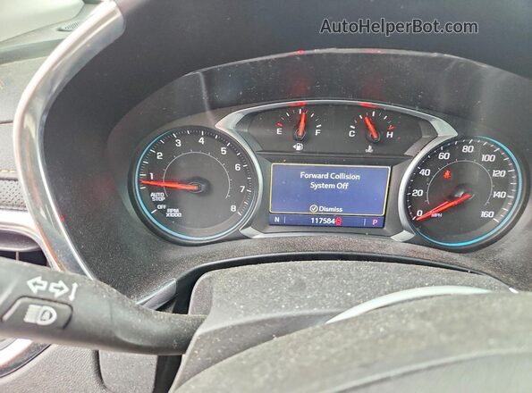 3GNAXYEX0LS655039 2020 CHEVROLET EQUINOX Silver Вид щитка приладів