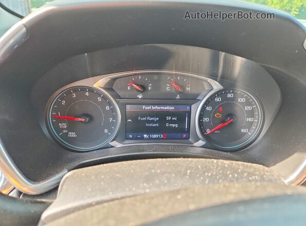 3GNAXYEX1LS524962 2020 CHEVROLET EQUINOX White Սարքավորումների վահանակի տեսք