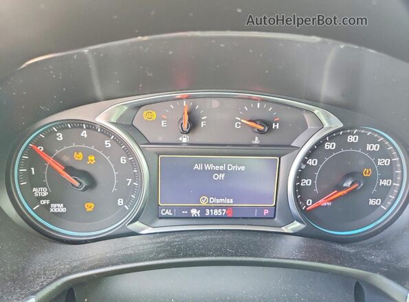 3GNAXYEX1LS637570 2020 CHEVROLET EQUINOX Red Вид щитка приладів