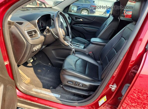 3GNAXYEX8KS614950 2019 CHEVROLET EQUINOX Red Widok wnętrza z przodu