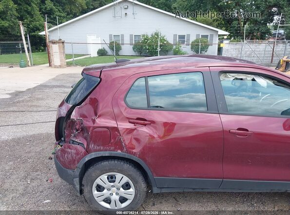 3GNCJKSB0GL244322 2016 CHEVROLET TRAX Red უკანა სალონის ხედი