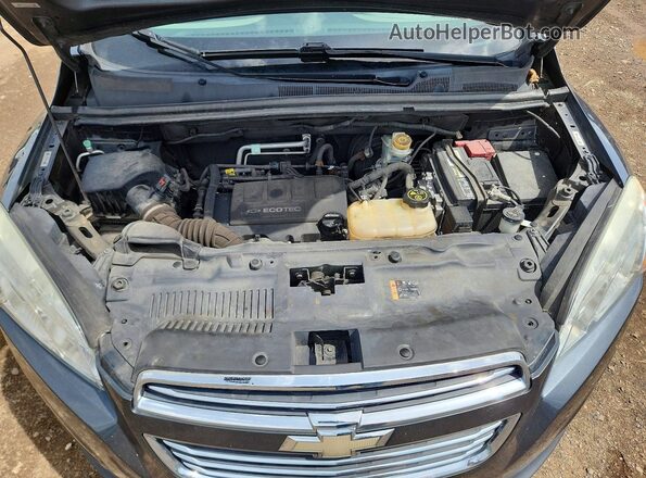 3GNCJKSB0GL275487 2016 CHEVROLET TRAX Gray Engine compartment view