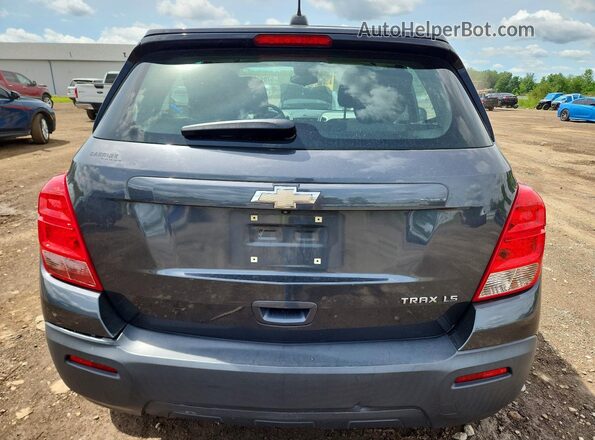 3GNCJKSB0GL275487 2016 CHEVROLET TRAX Gray Rear view