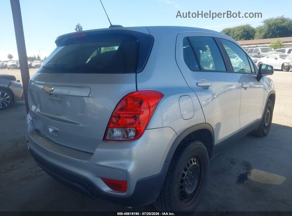 3GNCJKSB2JL199553 2018 CHEVROLET TRAX Silver Rear right