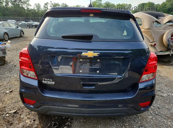 3GNCJKSB2JL204198 2018 CHEVROLET TRAX Blue Vista trasera