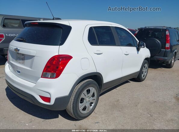 3GNCJKSB2JL217193 2018 CHEVROLET TRAX Белый Задняя правая четверть