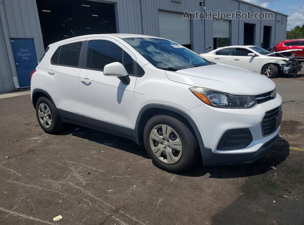 3GNCJKSB2KL162553 2019 CHEVROLET TRAX White Front right