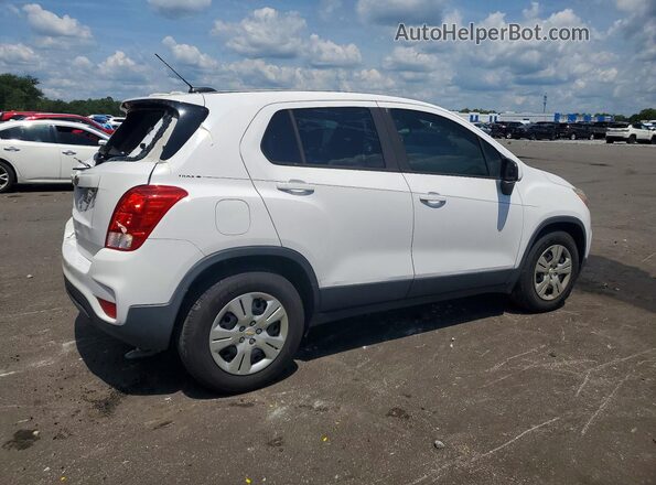 3GNCJKSB2KL162553 2019 CHEVROLET TRAX White Rear right