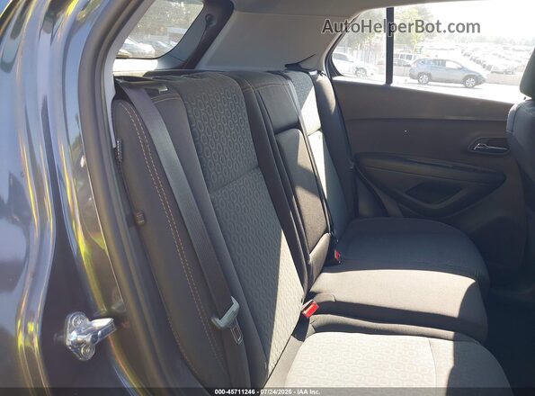 3GNCJKSB2KL166604 2019 CHEVROLET TRAX Gray Vista de la etiqueta del VIN