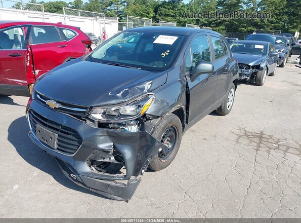 3GNCJKSB2KL166604 2019 CHEVROLET TRAX Gray Vista frontal