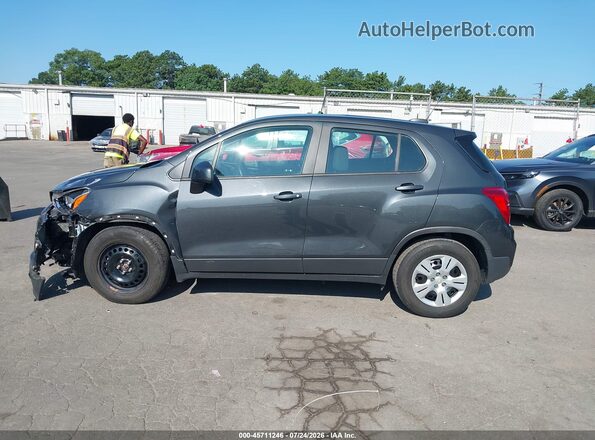 3GNCJKSB2KL166604 2019 CHEVROLET TRAX Gray 