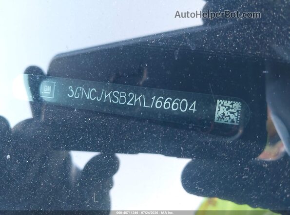 3GNCJKSB2KL166604 2019 CHEVROLET TRAX Gray 