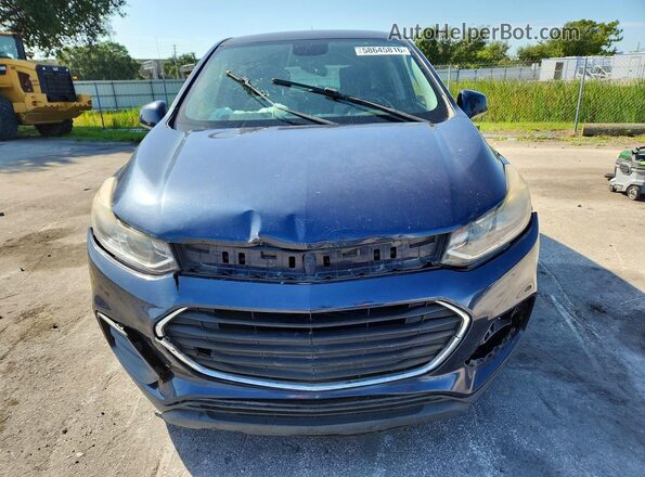 3GNCJKSB3JL199075 2018 CHEVROLET TRAX Blue Դիմացի տեսք