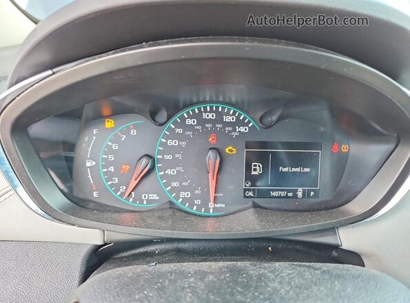 3GNCJKSB3JL199075 2018 CHEVROLET TRAX Blue Սարքավորումների վահանակի տեսք