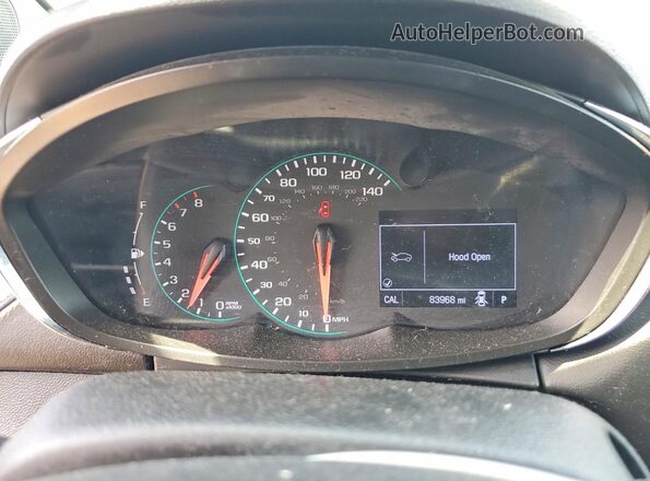3GNCJKSB4LL115221 2020 CHEVROLET TRAX Black Widok zestawu wskaźników